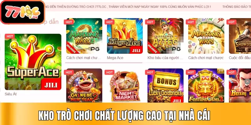 Trang chủ 35 Kho trò chơi chất lượng cao tại nhà cái